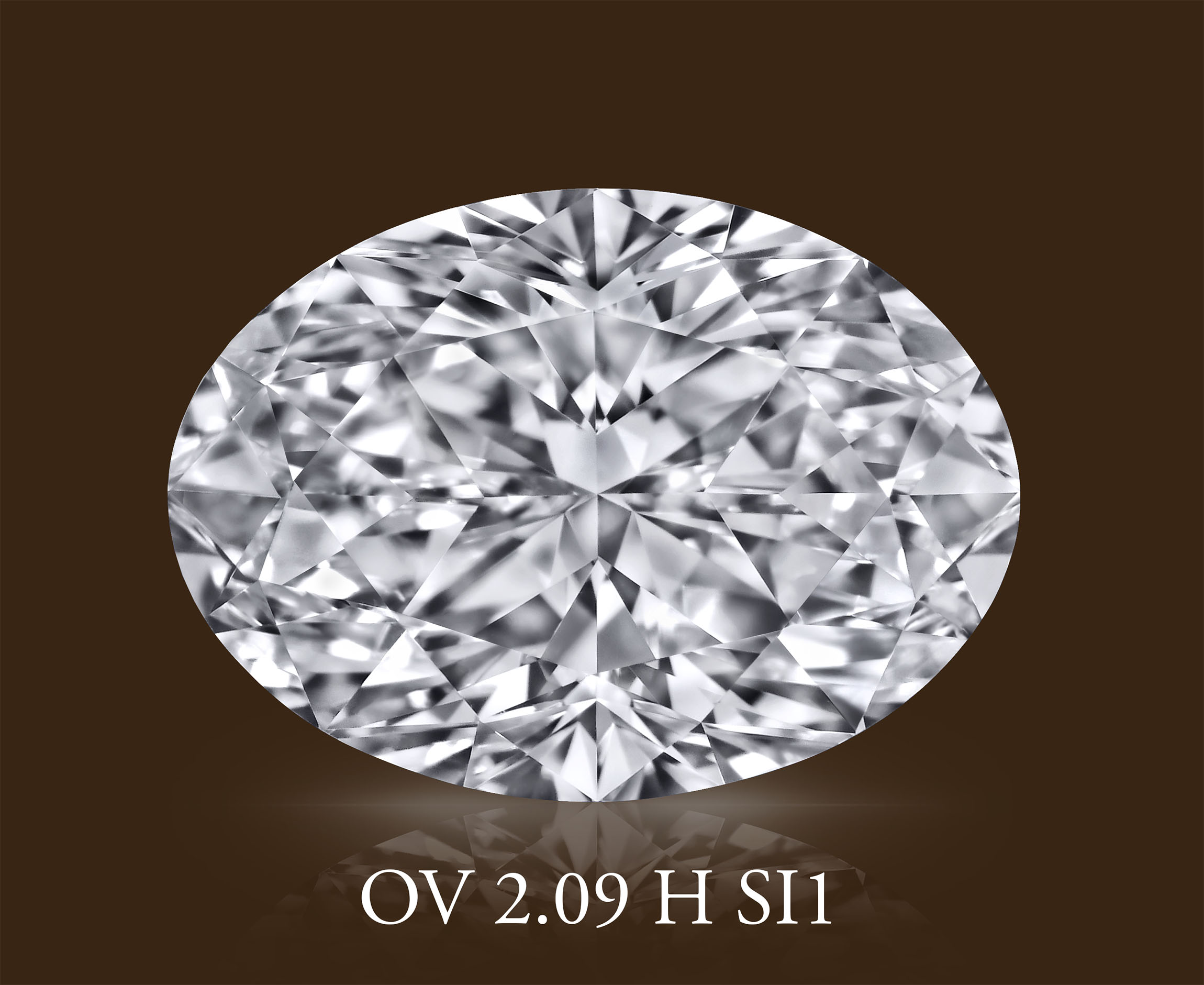 Бриллиант Овал 2.09 крт