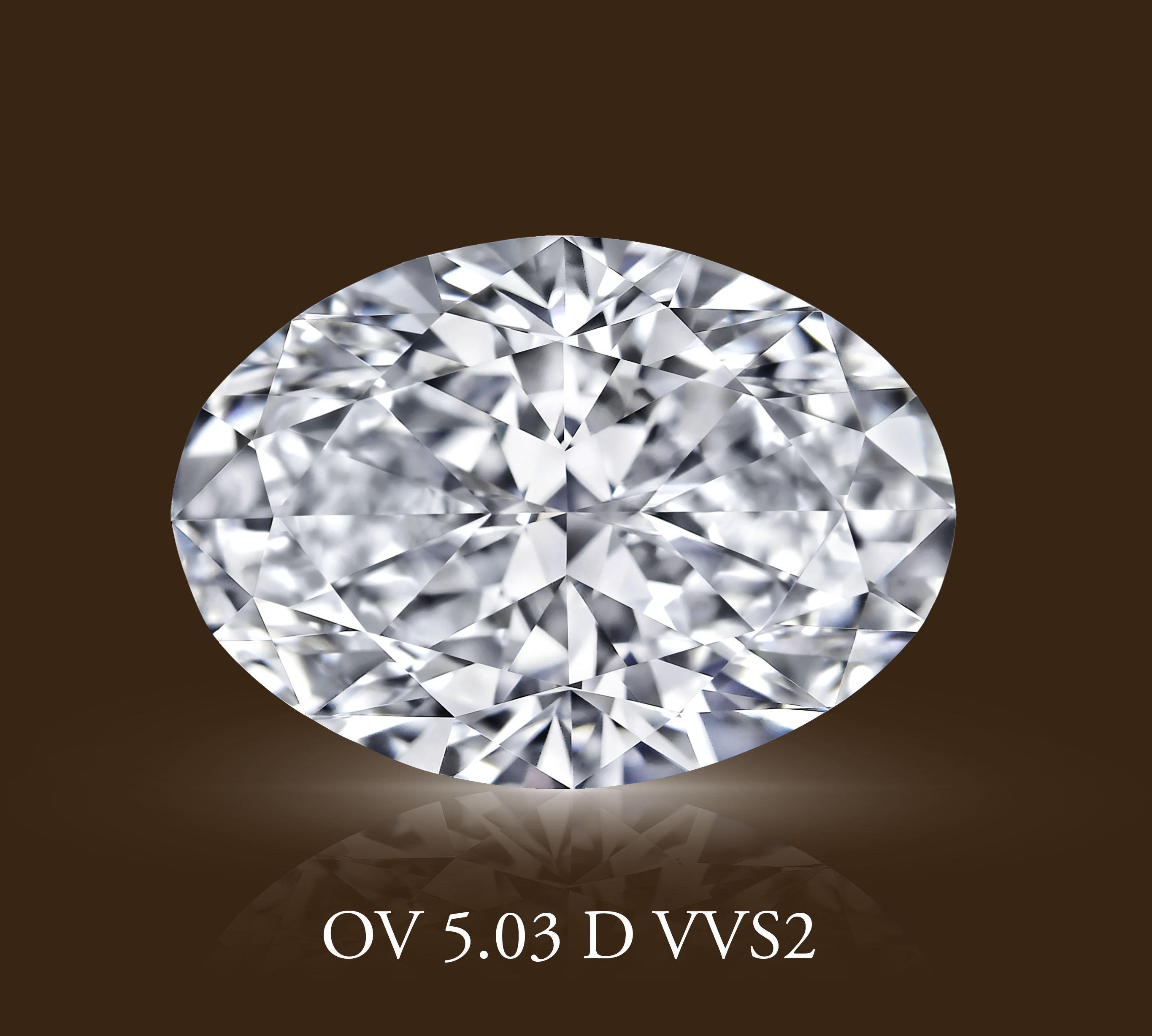 Бриллиант Овал 5.03 крт