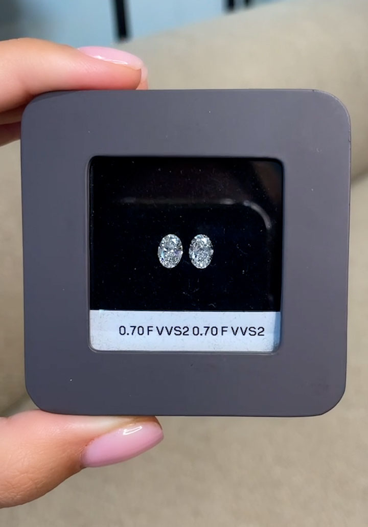 Бриллиант Овал 0.70 крт