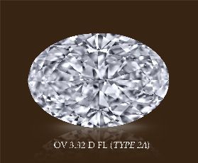 Бриллиант Овал 3.32 крт
